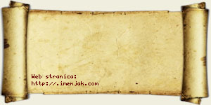 Jana Mladić vizit kartica